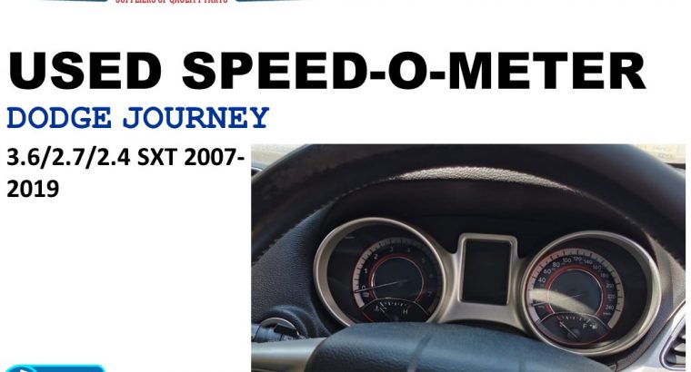 Dodge Journey 2.4/2.7/3.6 SXT 2007-19 used speedometers for sale