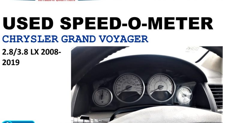 Chrysler Grand Voyager 2.8/3.8 LE 2008-18 used speedometers