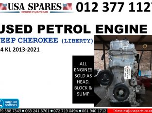 Jeep Cherokee 2.4 KL 2013-21 used petrol engine for sale