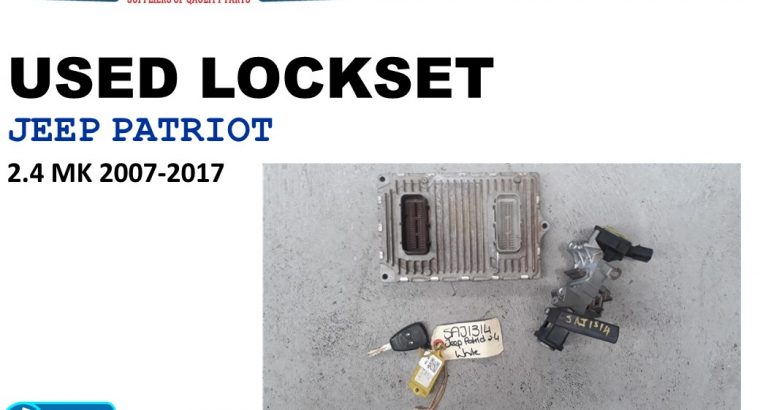 Jeep Patriot 2.4 MK 2007-17 used locksets for sale