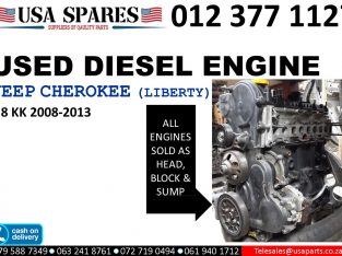 Jeep Cherokee 2.8 KK 2008-13 used diesel engine for sale
