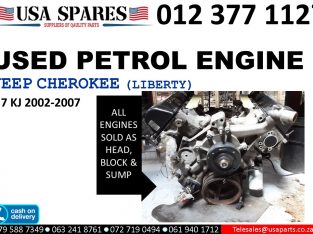 Jeep Cherokee 3.7 KJ 2002-07 used petrol engine for sale