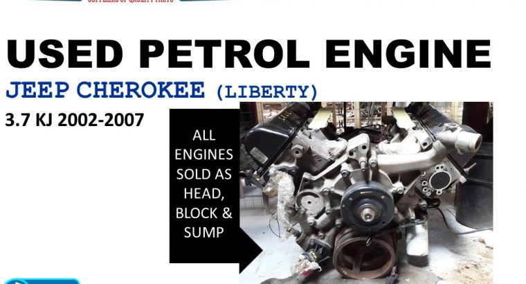 Jeep Cherokee 3.7 KJ 2002-07 used petrol engine for sale