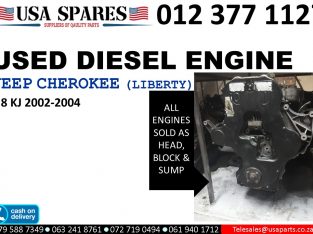 Jeep Cherokee 2.8 KJ 2002-07 used diesel engine for sale