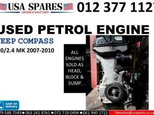 Jeep Compass 2.0/2.4 MK 2007-17 used petrol engine for sale