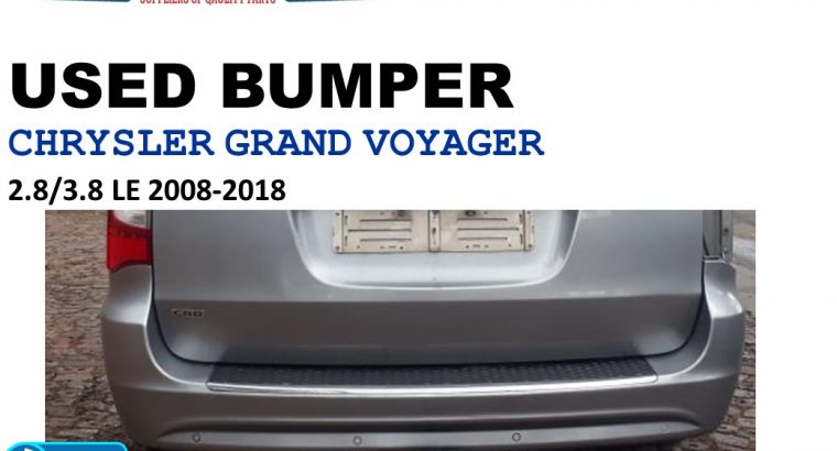 Chrysler Grand Voyager 2.8 LE 2008-18 used bumpers for sale