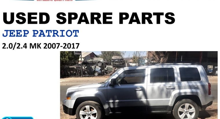 Jeep Patriot 2.0/2.4 MK 2007-17 used spare parts for sale