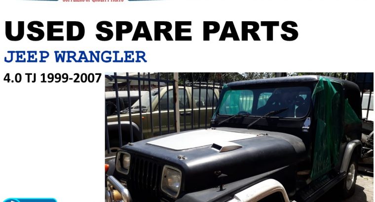 Jeep Wrangler 4.0 TJ 1999-07 used spare parts for sale