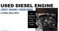Jeep Grand Cherokee 3.0 WK2 V6 2011-19 used diesel engine