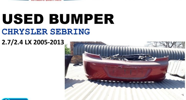 Chrysler Sebring 2.4/2.7 LX 2005-13 used bumpers for sale