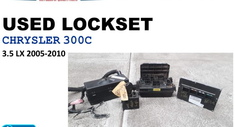 Chrysler 300C 3.5 LX 2005-10 used locksets for sale