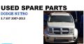 Dodge Nitro 3.7 SXT 2007-13 used spare parts for sale