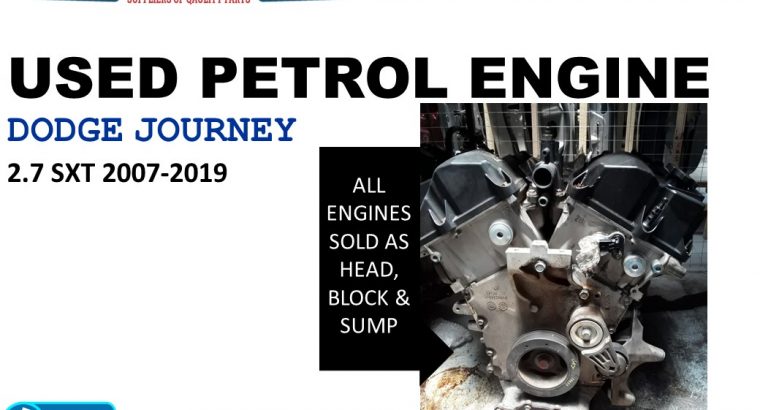 Dodge Journey 2.7 SXT 2007-19 used petrol engine for sale
