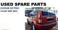Dodge Nitro 2.8 SXT 2007-13 used spare parts for sale