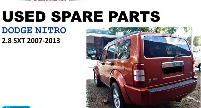 Dodge Nitro 2.8 SXT 2007-13 used spare parts for sale