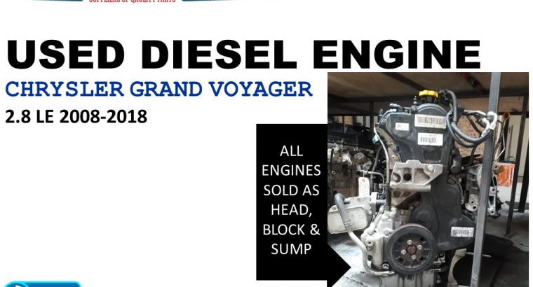 Dodge Nitro 2.8 SXT 2007-13 used diesel engine for sale