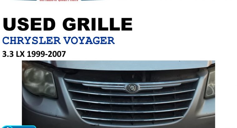 Chrysler Voyager 3.3 LX 1999-07 used grille for sale