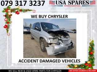 We buy Chrysler accident damaged vehicles for used spares