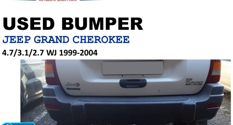 Jeep Grand Cherokee 4.7/3.1/2.7 WJ 1999-04 used bumpers for sale