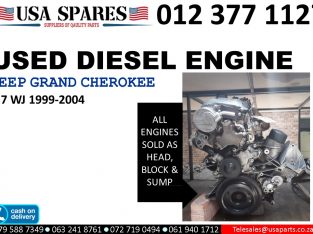 Jeep Grand Cherokee 2.7 WJ 1999-04 used diesel engine for sale