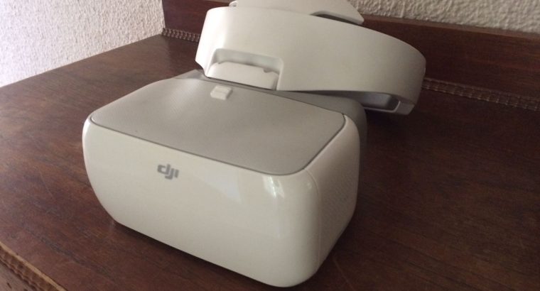 DJI GOGGLES WITH SECURE CARRY BAG.