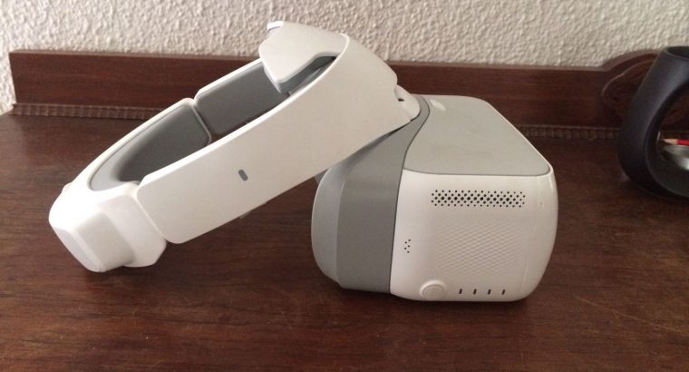 DJI GOGGLES WITH SECURE CARRY BAG.