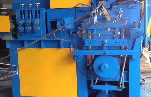 Wire hangar machine