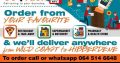 Food Delivery Lower South Coast KZN
