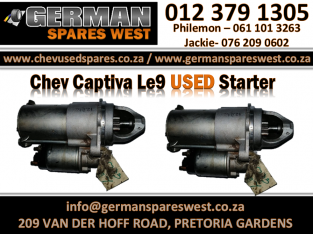 Chev Captiva LE9 used Starter for sale