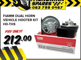 Fiamm Dual Horn Vehicle Hooter Kit ONLY R212.00!