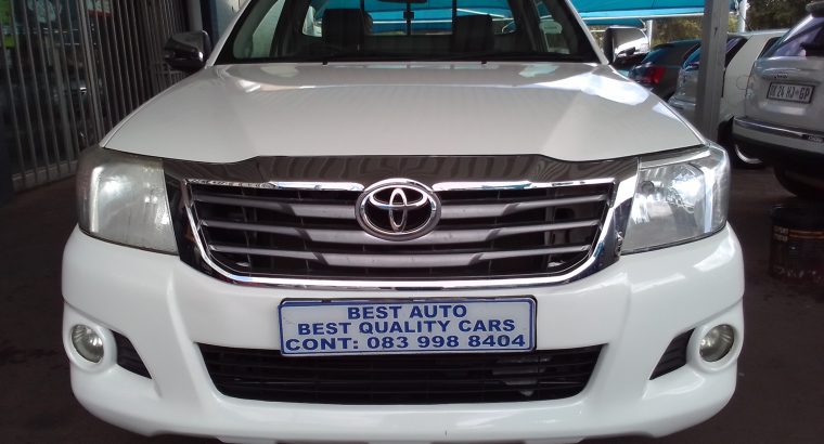 2013 Toyota Hilux 2.7 Engine Capacity VVTI Petrol 4X2 Single Ca