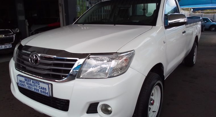 2013 Toyota Hilux 2.7 Engine Capacity VVTI Petrol 4X2 Single Ca