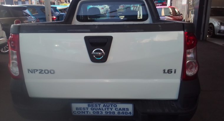 2013 Nissan Np-200 1.6i Engine Capacity with Manuel Transmission,