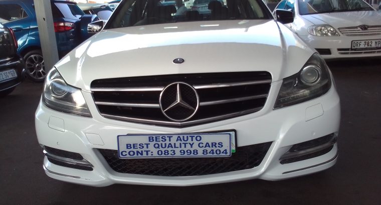 2012 Mercedes Benz C-200 Engine Capacity with Automatic Transmiss