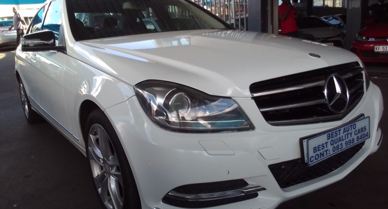 2012 Mercedes Benz C-200 Engine Capacity with Automatic Transmiss