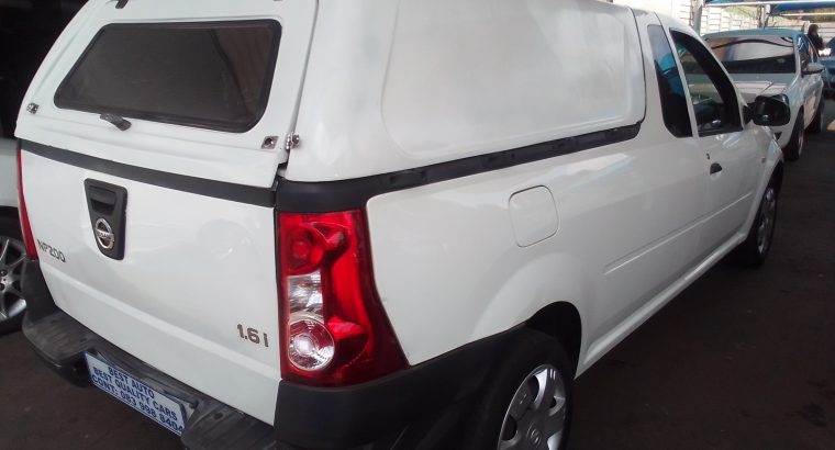 2012 Nissan Np-200 1.6 Engine Capacity Canopy, with Manuel Transm