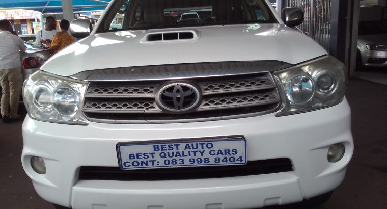 2011 Toyota Fortune 3.0 Engine Capacity D4D with Manuel Transmiss