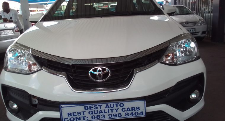 2020 Toyota Etios 1.5 Engine Capacity Sprint Sedan with Manuel T