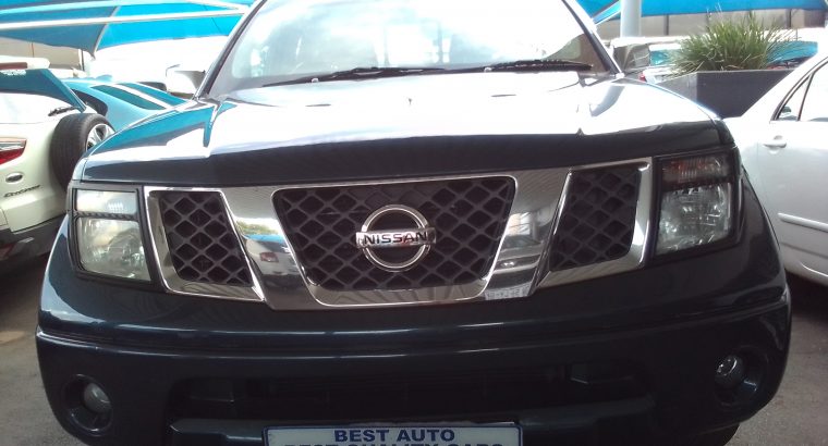 2009 Nissan Navara 2.5 Engine Capacity with Manuel Transmission,