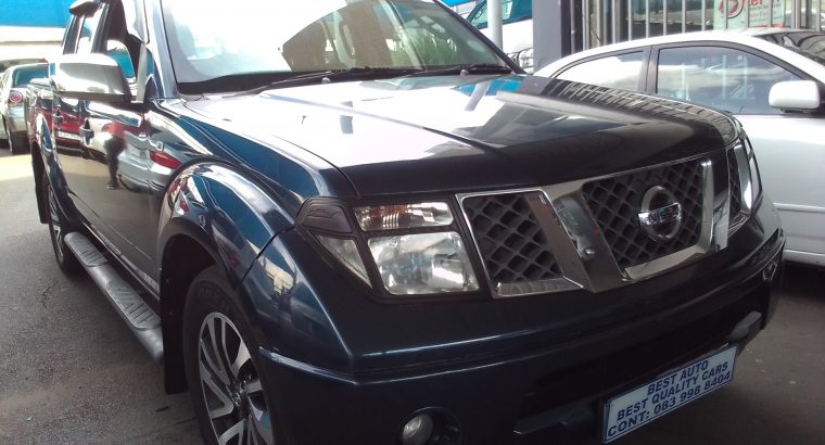 2009 Nissan Navara 2.5 Engine Capacity with Manuel Transmission,