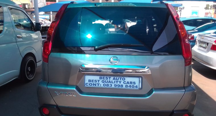 2010 Nissan X-trail 2.0 Engine Capacity with Manuel Transmission,