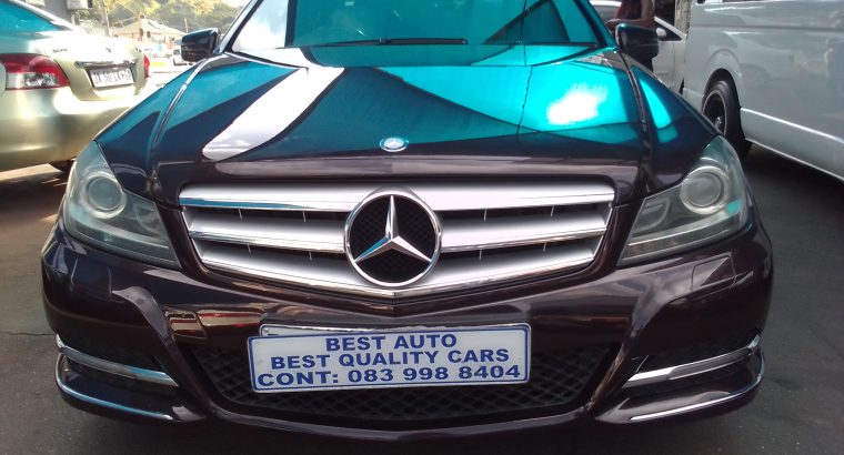 2012 Mercedes Benz C-200 Engine Capacity with Automatic Transmiss