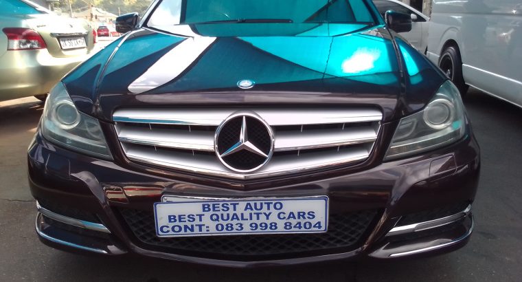 2012 Mercedes Benz C-200 Engine Capacity with Automatic Transmiss