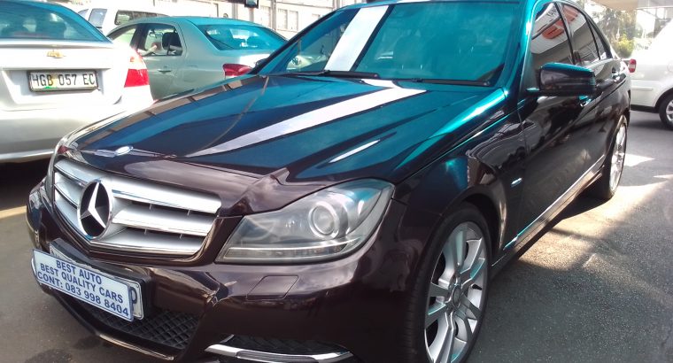 2012 Mercedes Benz C-200 Engine Capacity with Automatic Transmiss
