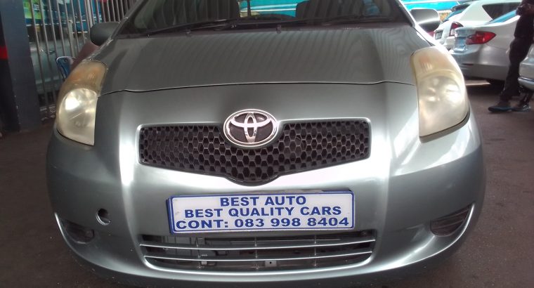 2006 Toyota Yaris 1.3 Engine Capacity with Manuel Transmission, C