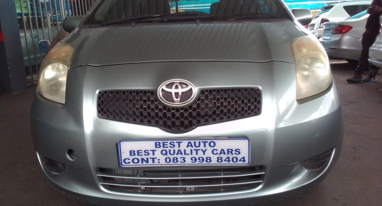 2006 Toyota Yaris 1.3 Engine Capacity with Manuel Transmission, C