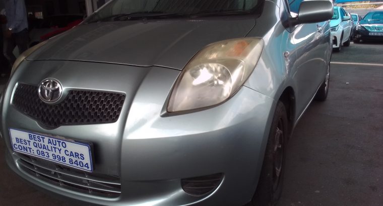 2006 Toyota Yaris 1.3 Engine Capacity with Manuel Transmission, C