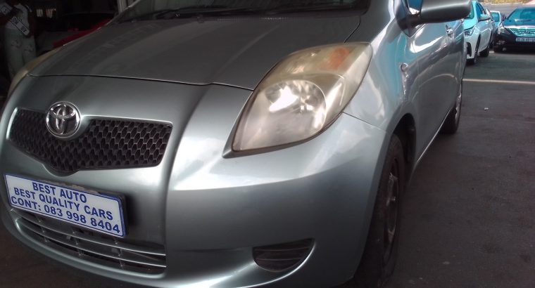2006 Toyota Yaris 1.3 Engine Capacity with Manuel Transmission, C