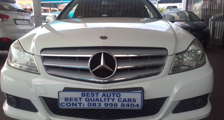 2011 Mercedes Benz C-180 Engine Capacity with Automatic Transmiss