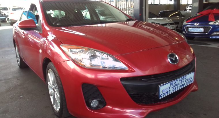 2014 Mazda 3 1.6 Engine Capacity Sport with Manuel Transmission,
